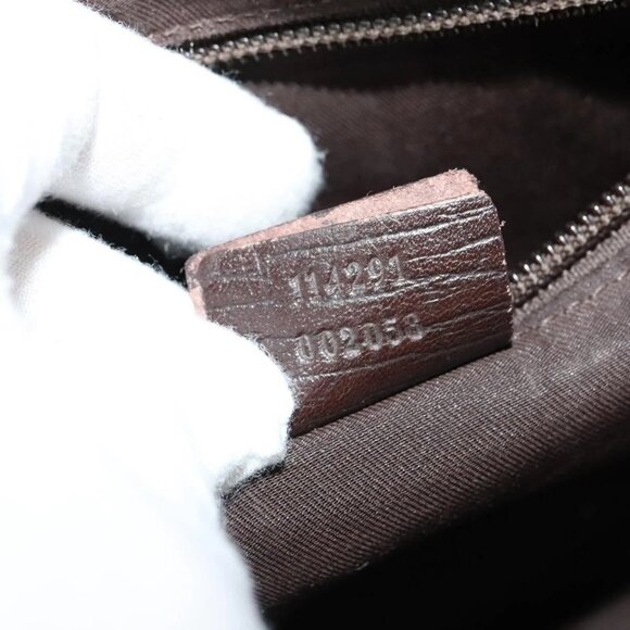 GUCCI GG Supreme Shoulder Bag PVC Beige Gold - Picture 11 of 16